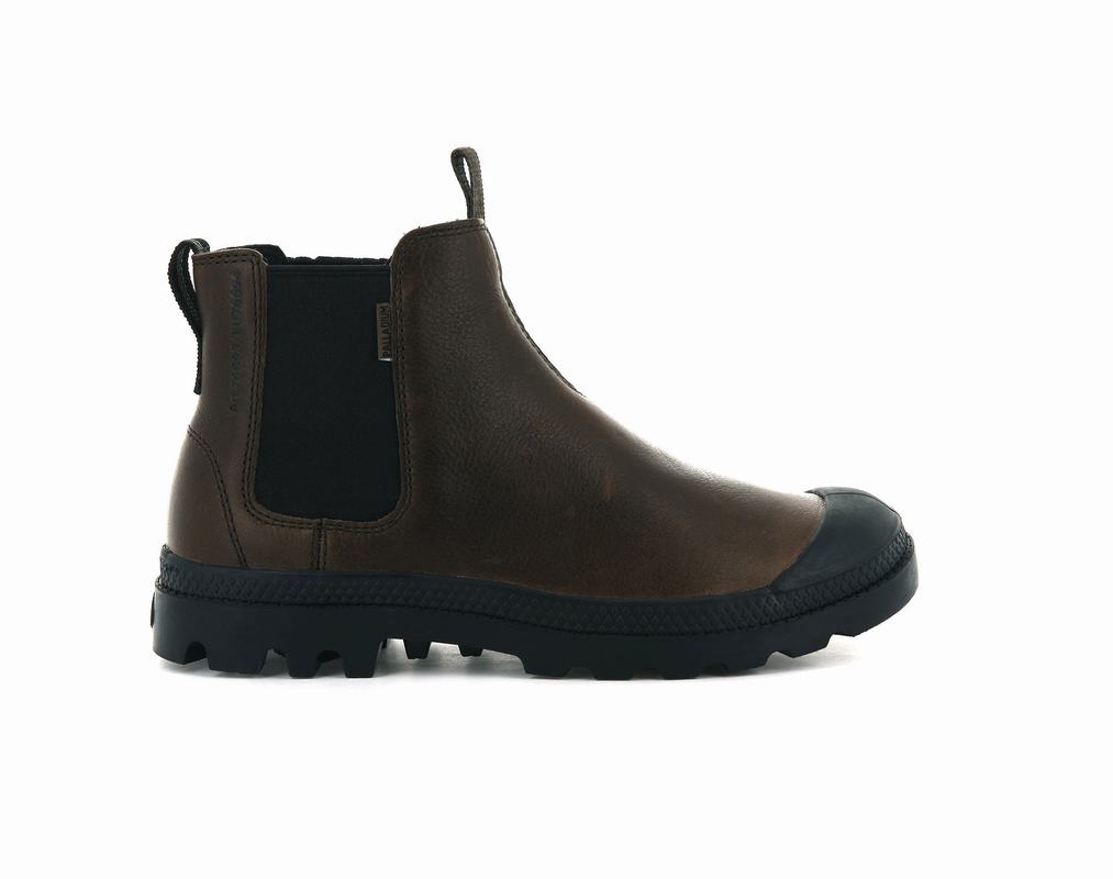 Palladium Pampa Chelsea Ess Muške Čizme Tamno Smeđe ||RF7530618||